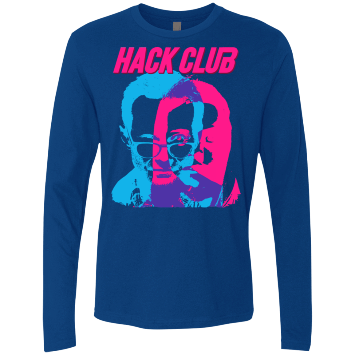 T-Shirts Royal / Small Hack Club Men's Premium Long Sleeve