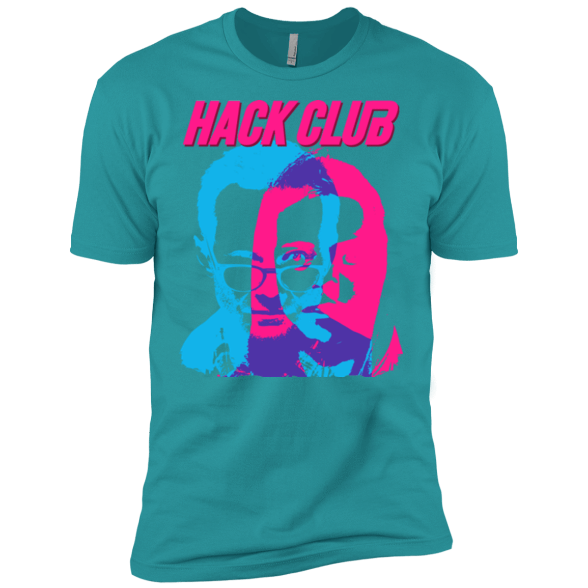 T-Shirts Tahiti Blue / X-Small Hack Club Men's Premium T-Shirt