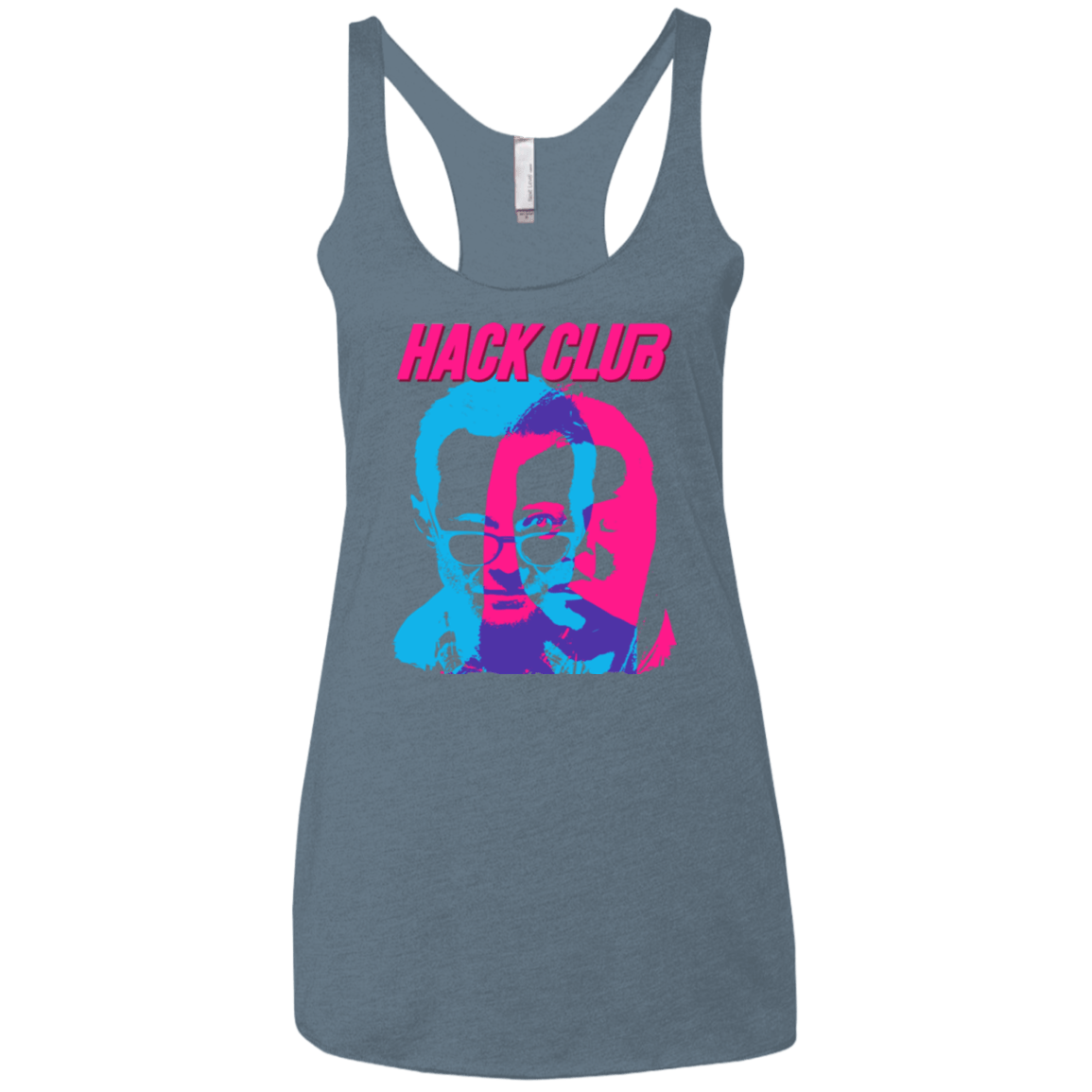 T-Shirts Indigo / X-Small Hack Club Women's Triblend Racerback Tank