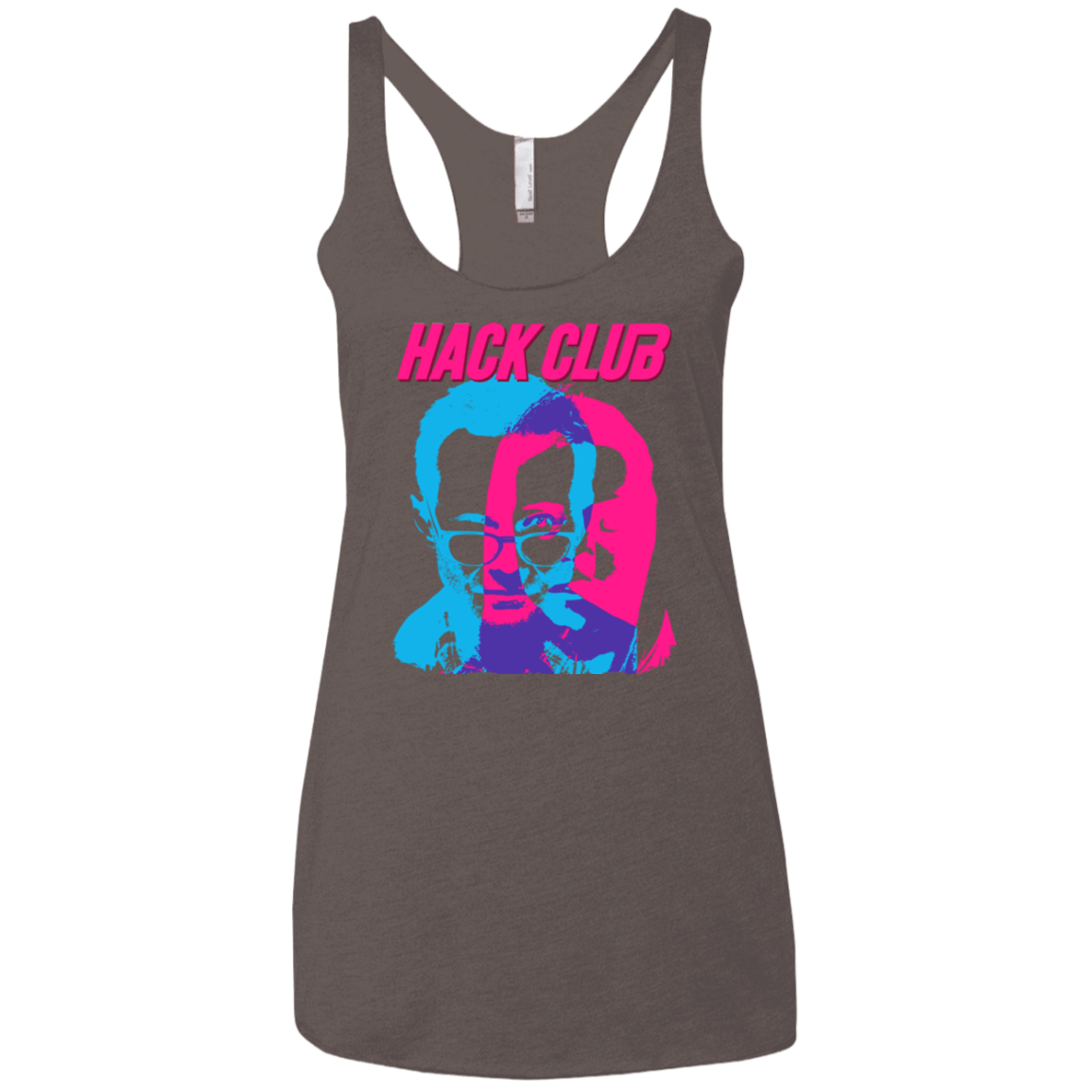 T-Shirts Macchiato / X-Small Hack Club Women's Triblend Racerback Tank