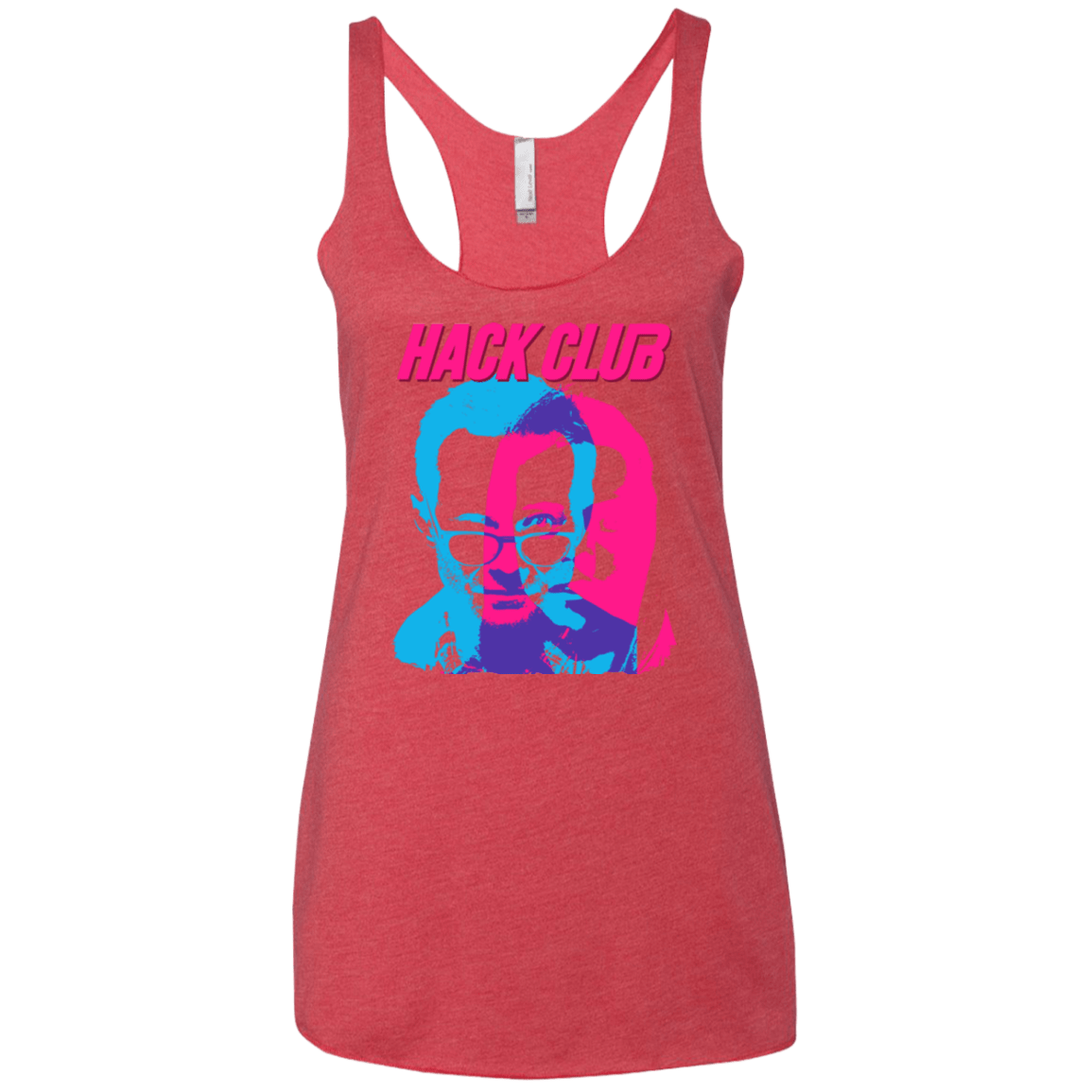 T-Shirts Vintage Red / X-Small Hack Club Women's Triblend Racerback Tank