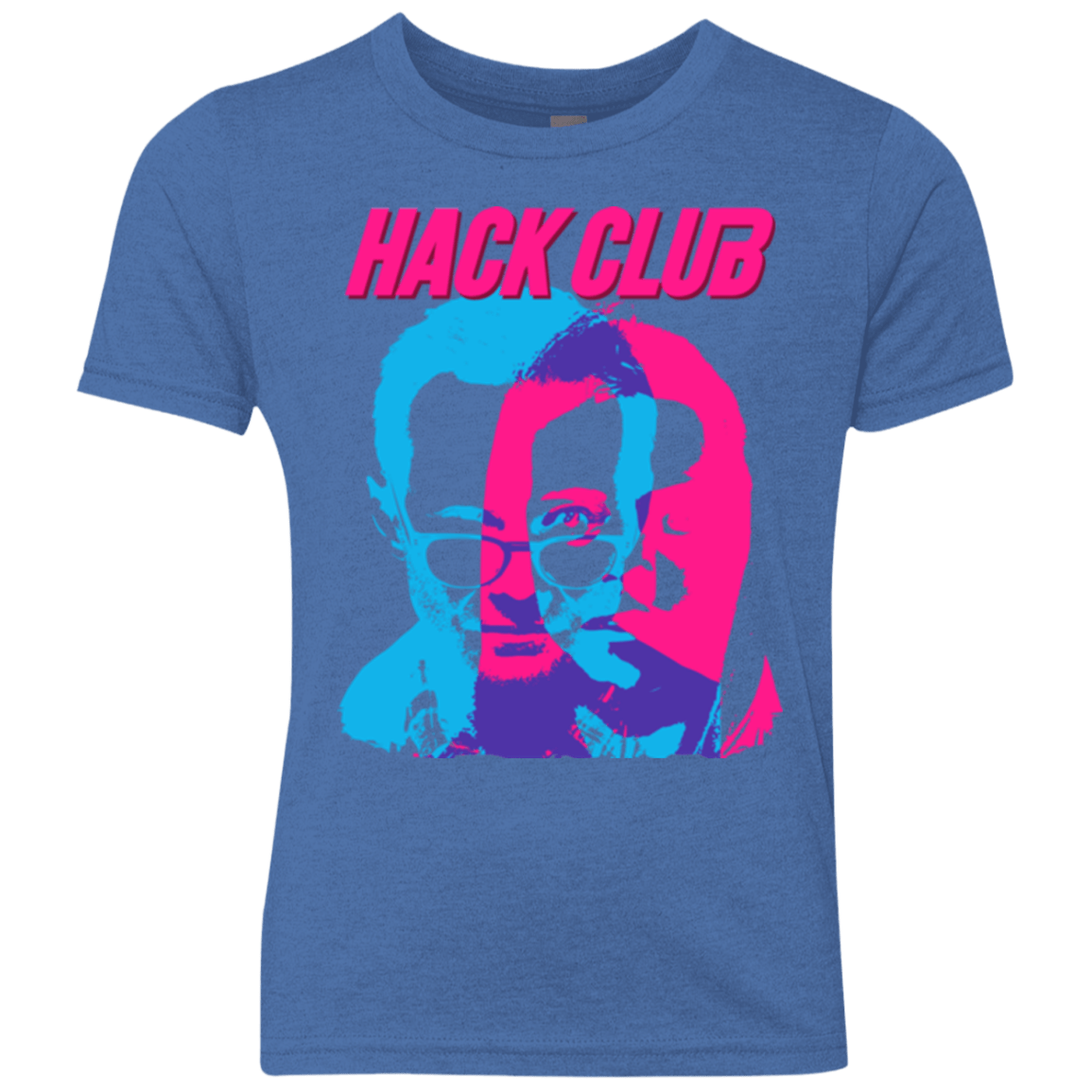 T-Shirts Vintage Royal / YXS Hack Club Youth Triblend T-Shirt