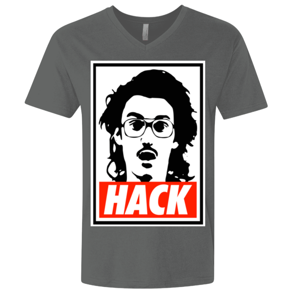 T-Shirts Heavy Metal / X-Small Hack Men's Premium V-Neck