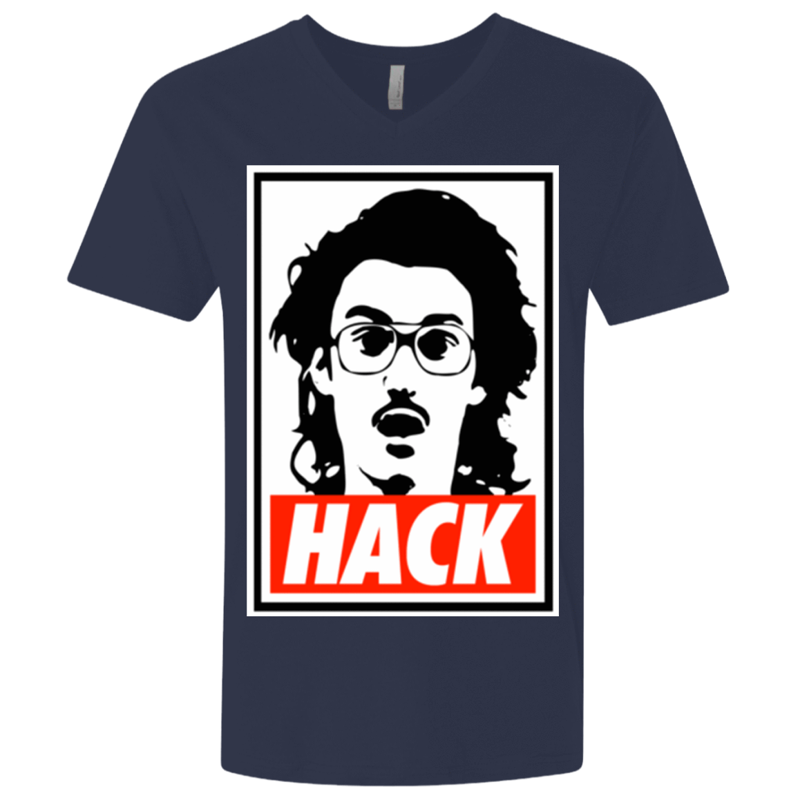 T-Shirts Midnight Navy / X-Small Hack Men's Premium V-Neck