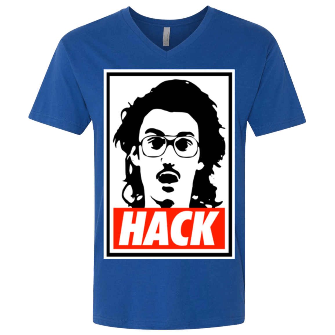 T-Shirts Royal / X-Small Hack Men's Premium V-Neck
