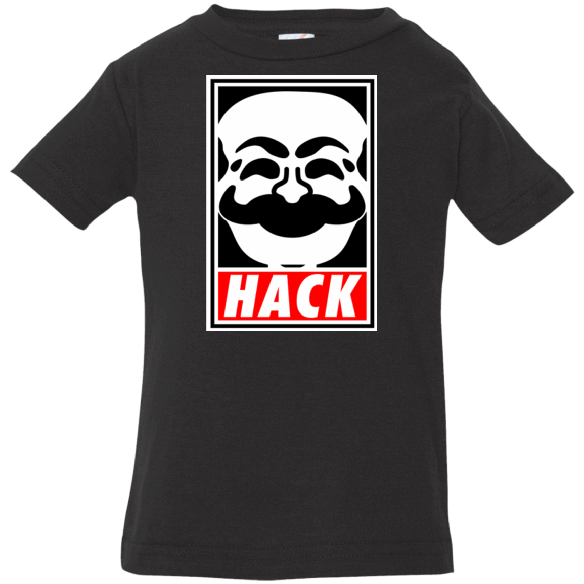 T-Shirts Black / 6 Months Hack society Infant PremiumT-Shirt