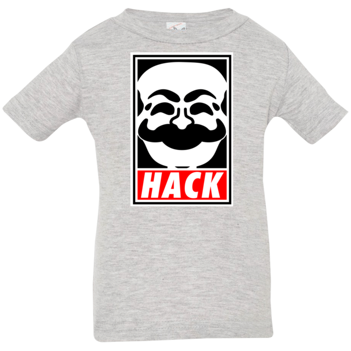T-Shirts Heather / 6 Months Hack society Infant PremiumT-Shirt