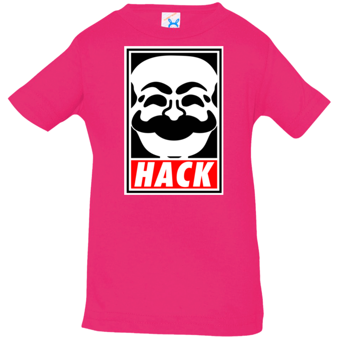 T-Shirts Hot Pink / 6 Months Hack society Infant PremiumT-Shirt