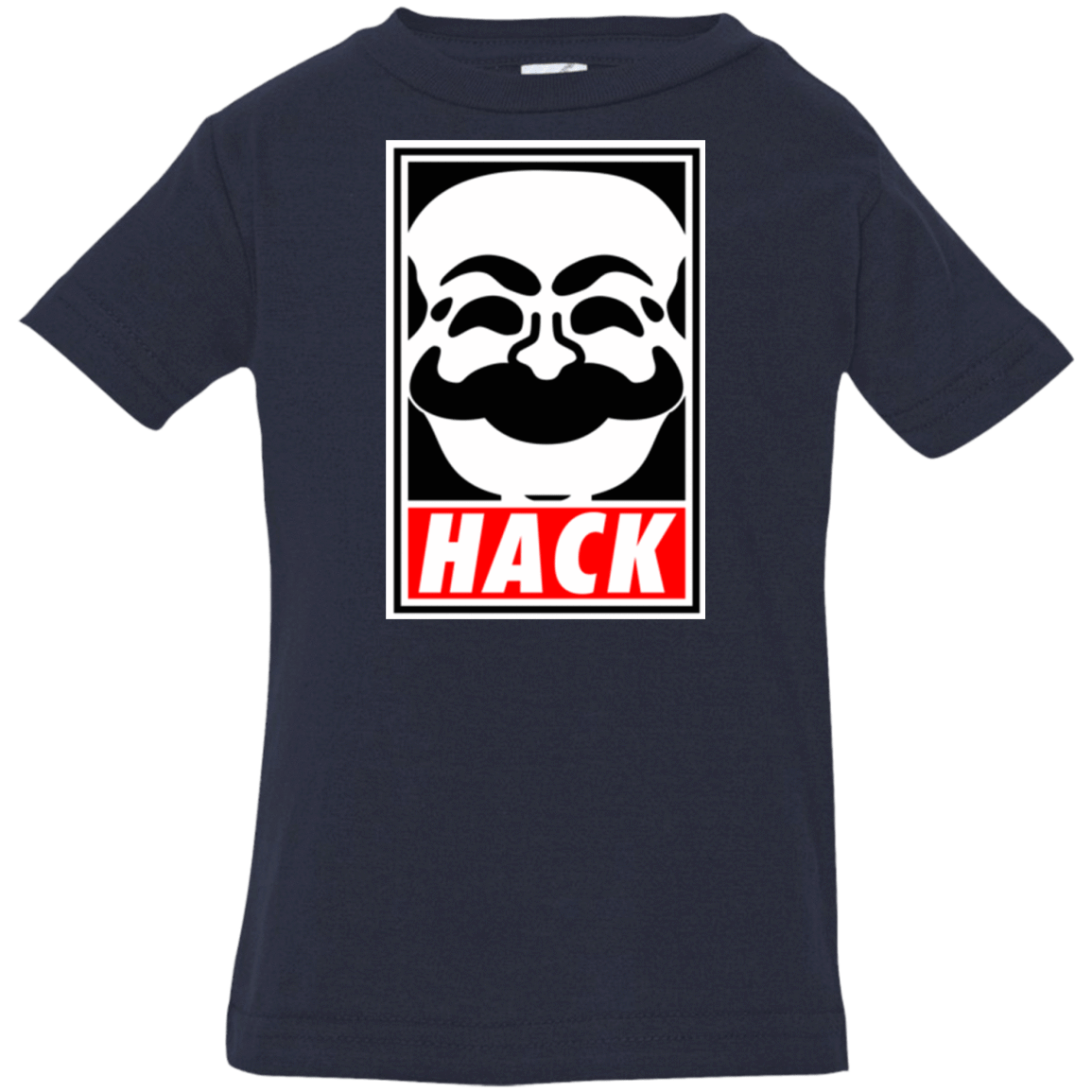 T-Shirts Navy / 6 Months Hack society Infant PremiumT-Shirt