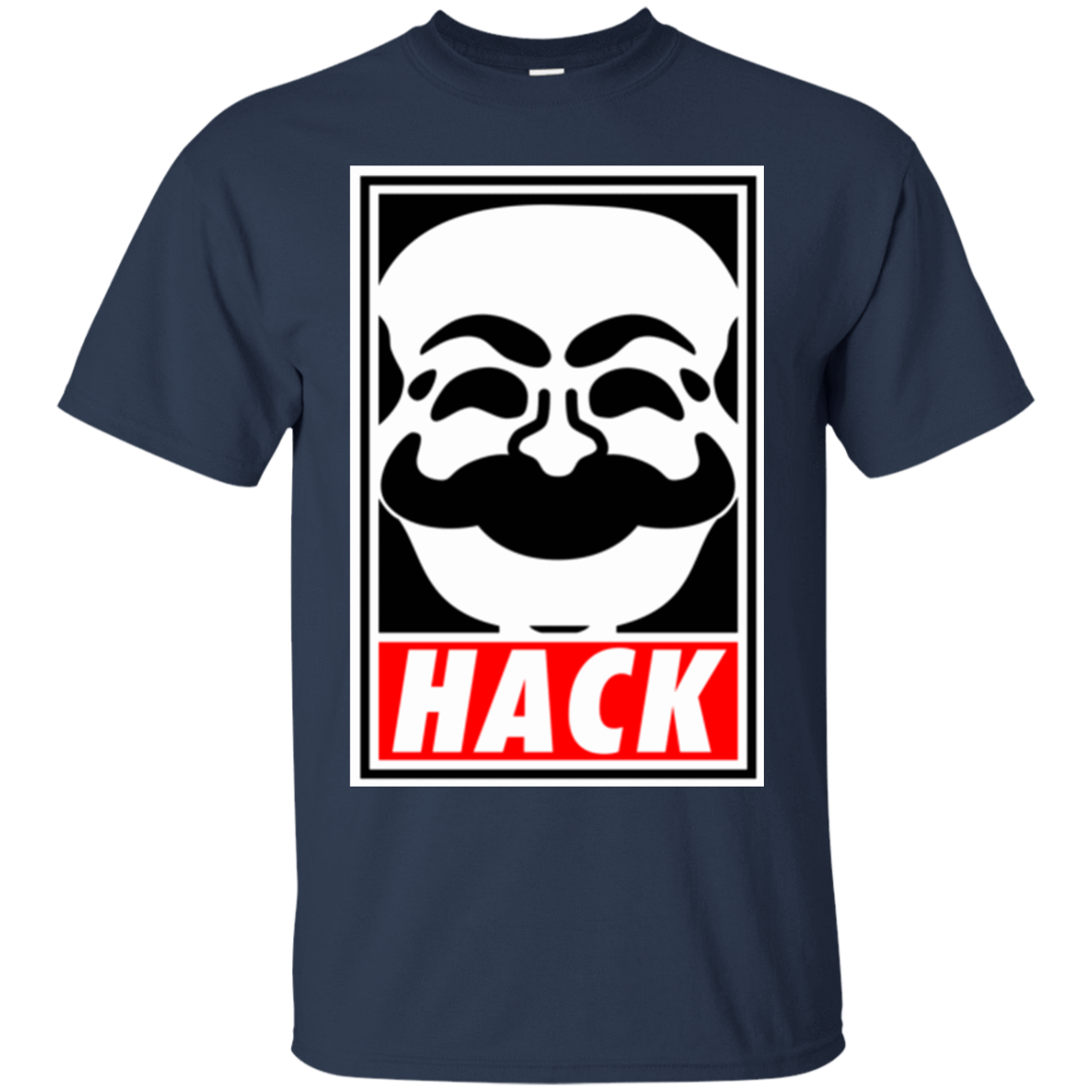 T-Shirts Navy / Small Hack society T-Shirt