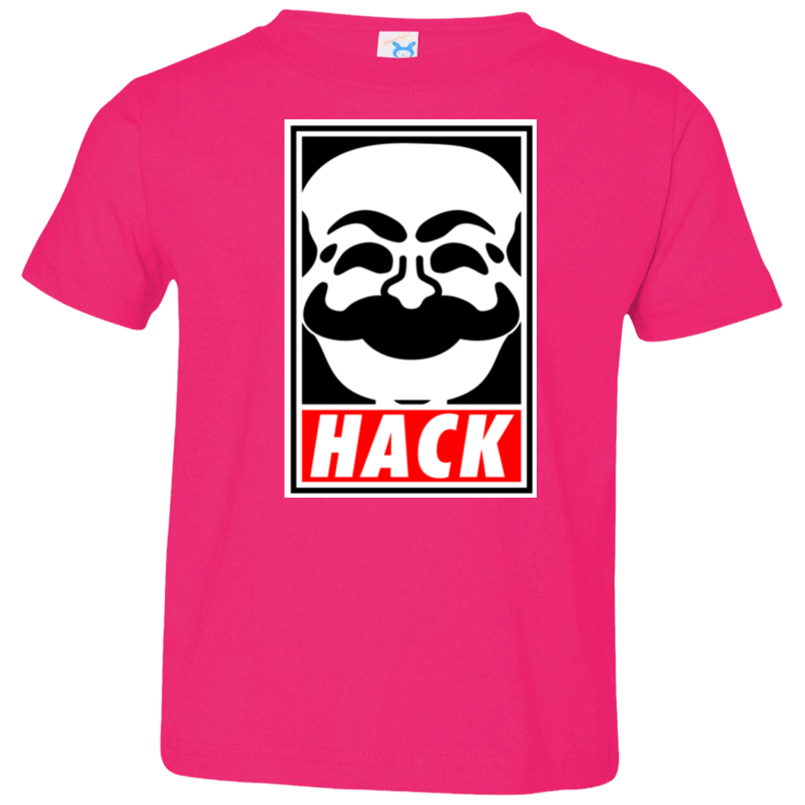 T-Shirts Hot Pink / 2T Hack society Toddler Premium T-Shirt