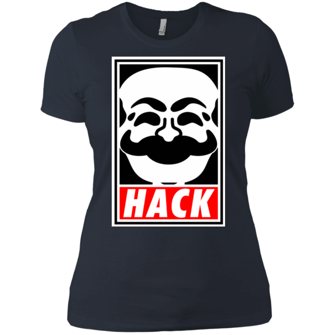 T-Shirts Indigo / X-Small Hack society Women's Premium T-Shirt