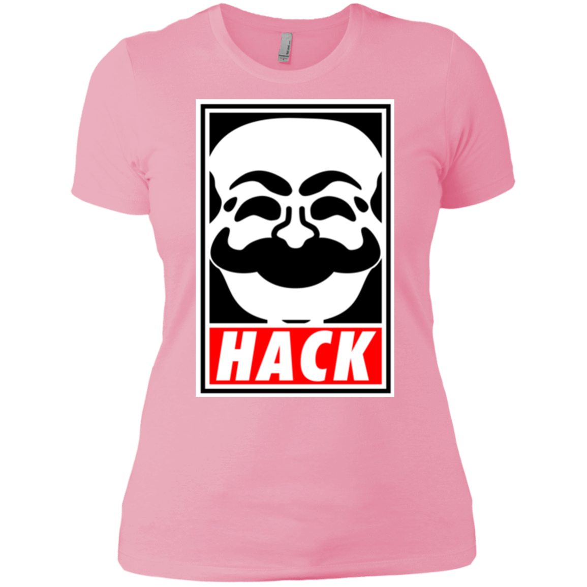 T-Shirts Light Pink / X-Small Hack society Women's Premium T-Shirt
