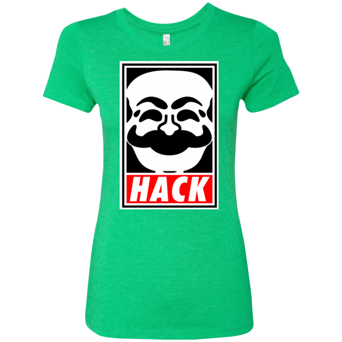 T-Shirts Envy / Small Hack society Women's Triblend T-Shirt