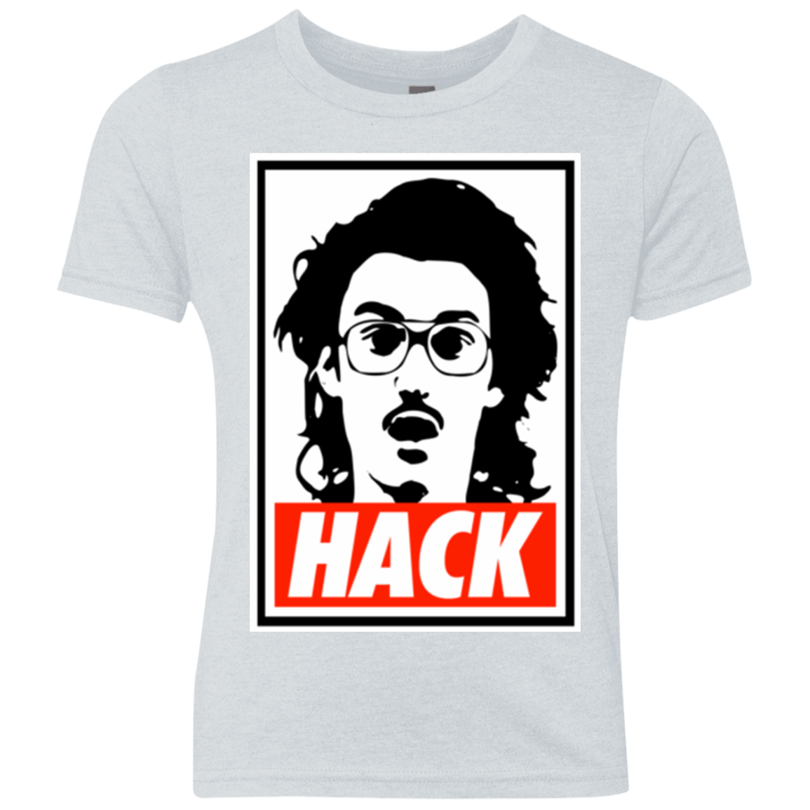 T-Shirts Heather White / YXS Hack Youth Triblend T-Shirt