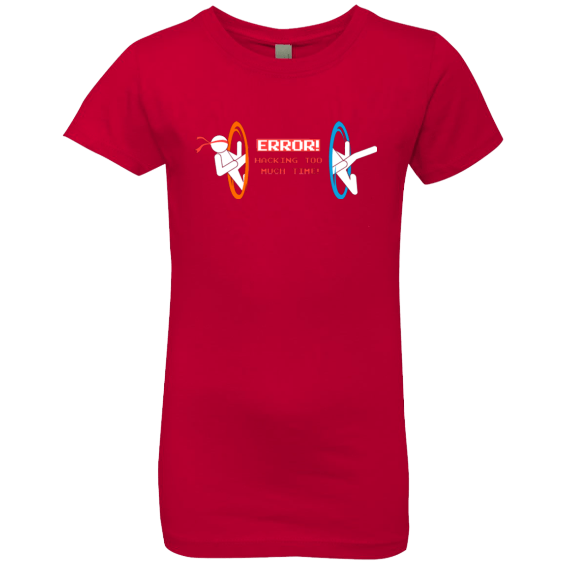 T-Shirts Red / YXS Hacking Error Girls Premium T-Shirt