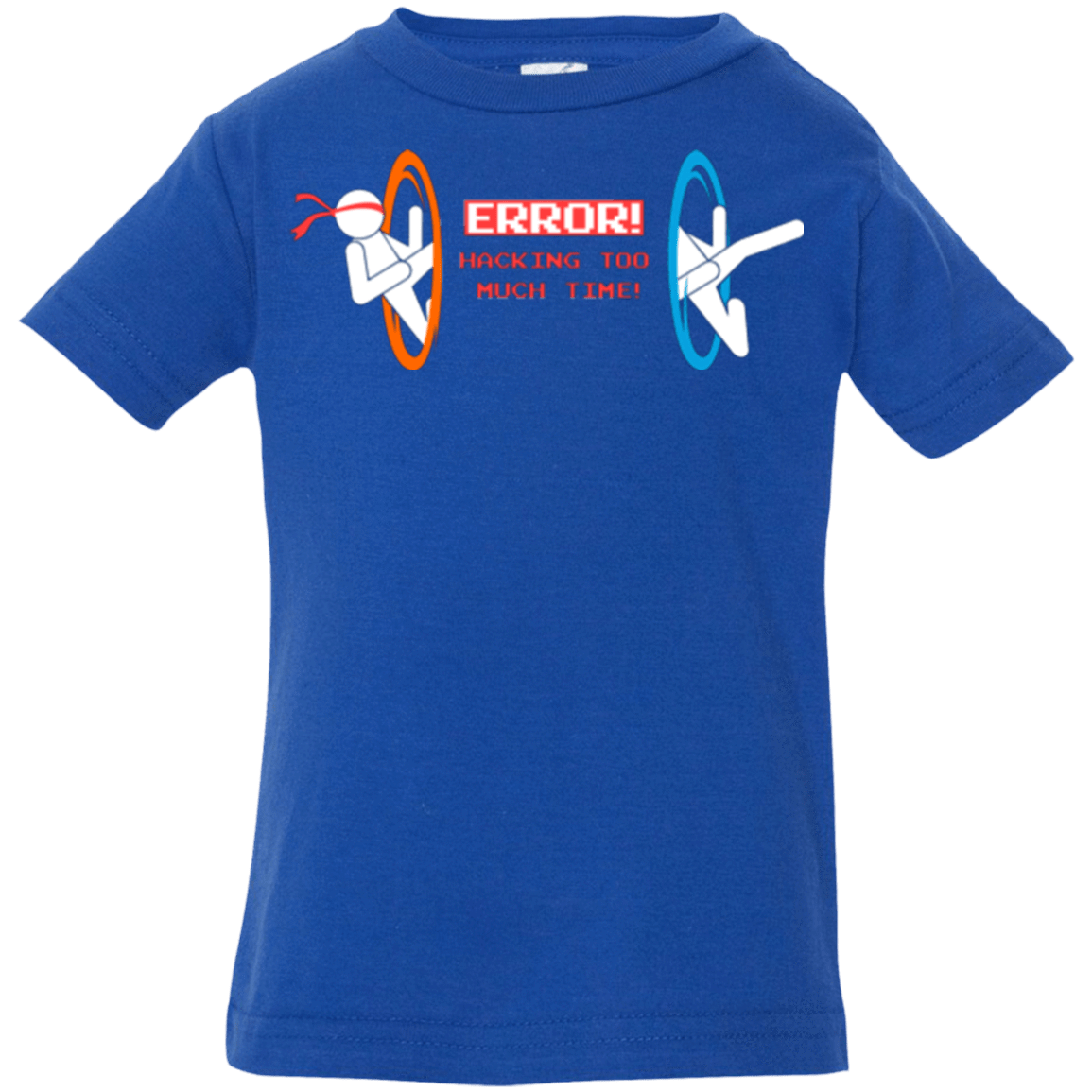 T-Shirts Royal / 6 Months Hacking Error Infant Premium T-Shirt