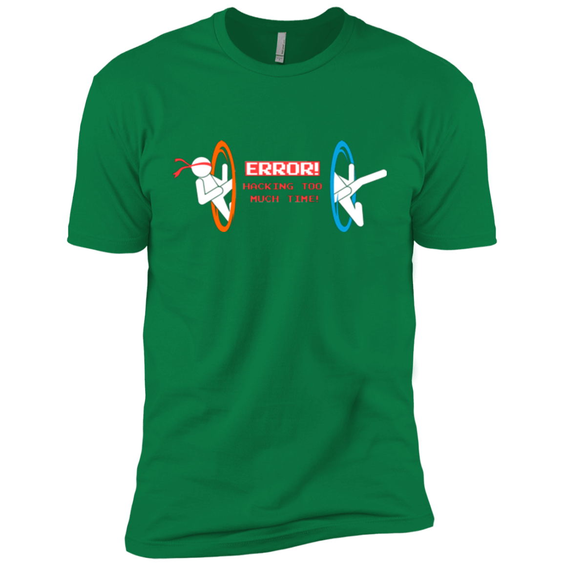 T-Shirts Kelly Green / X-Small Hacking Error Men's Premium T-Shirt