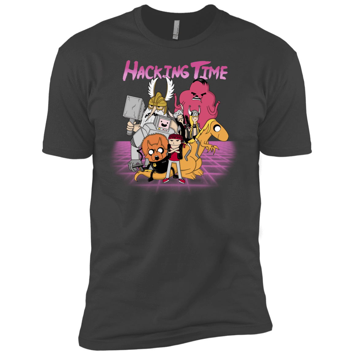 T-Shirts Heavy Metal / X-Small HACKING TIME Men's Premium T-Shirt