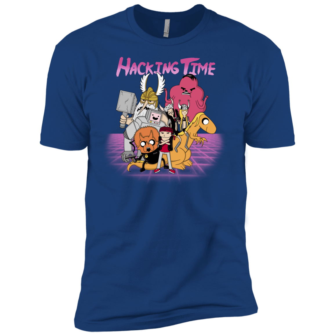 T-Shirts Royal / X-Small HACKING TIME Men's Premium T-Shirt