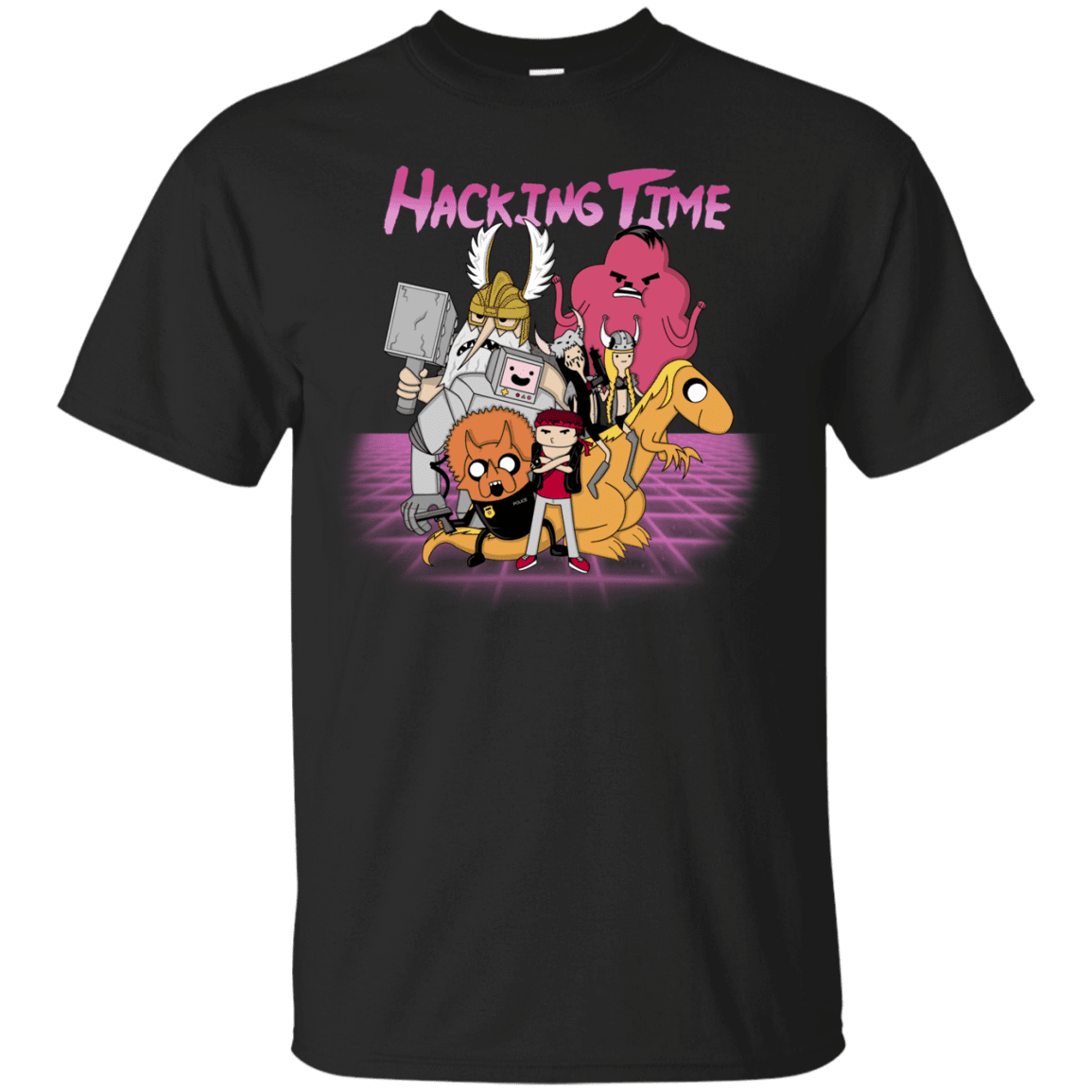 T-Shirts Black / S HACKING TIME T-Shirt