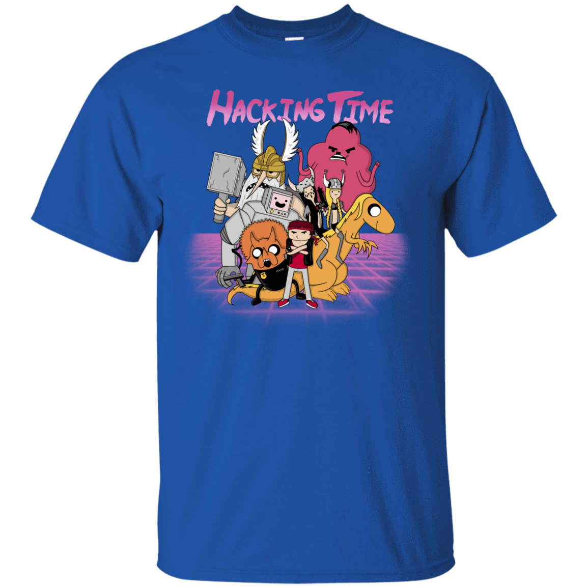 T-Shirts Royal / S HACKING TIME T-Shirt