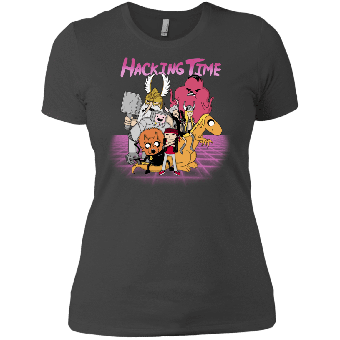 T-Shirts Heavy Metal / X-Small HACKING TIME Women's Premium T-Shirt