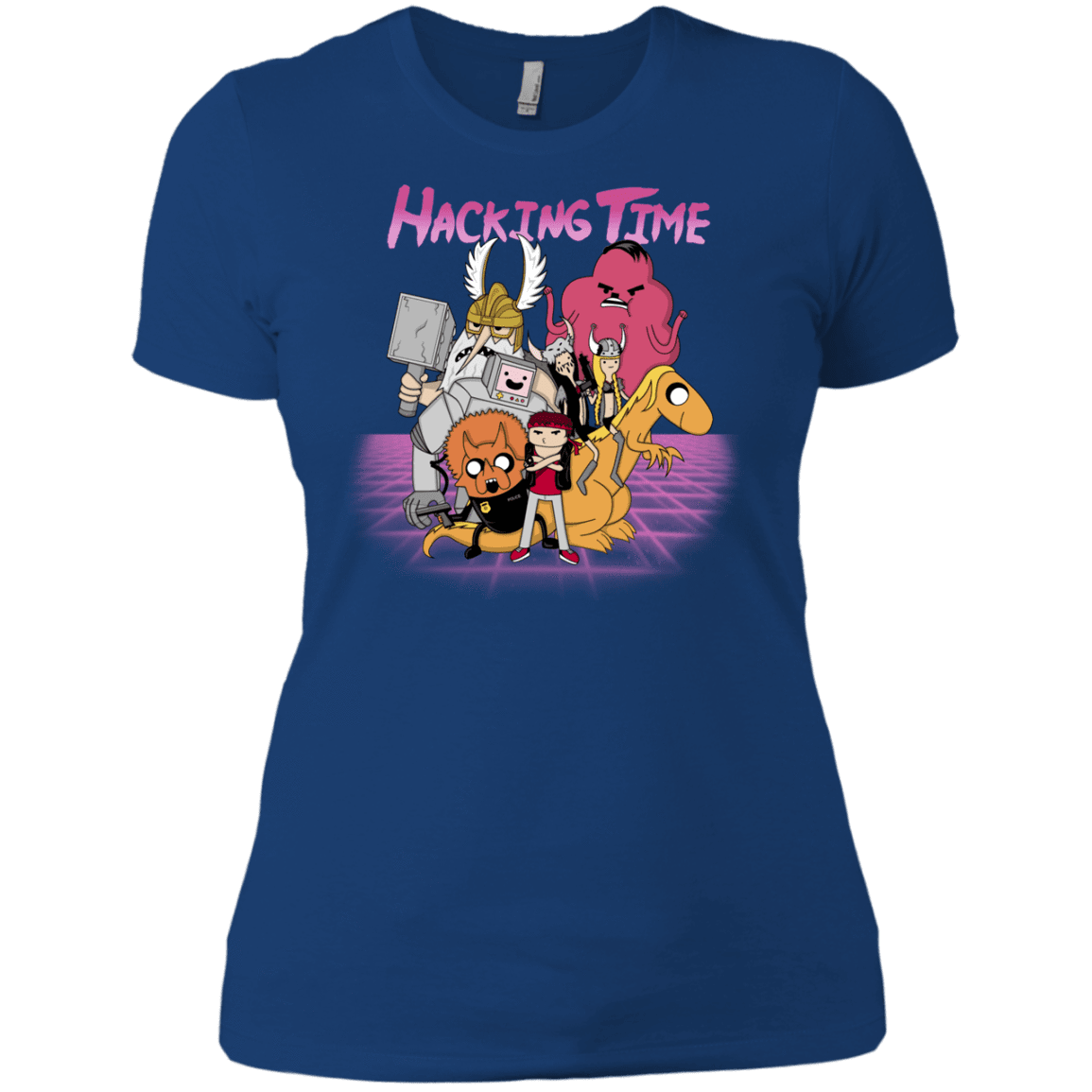 T-Shirts Royal / X-Small HACKING TIME Women's Premium T-Shirt