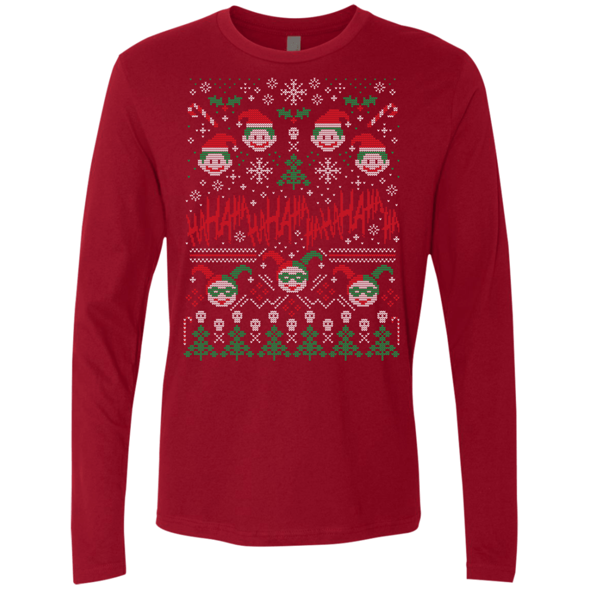 T-Shirts Cardinal / Small HaHa Holidays Men's Premium Long Sleeve