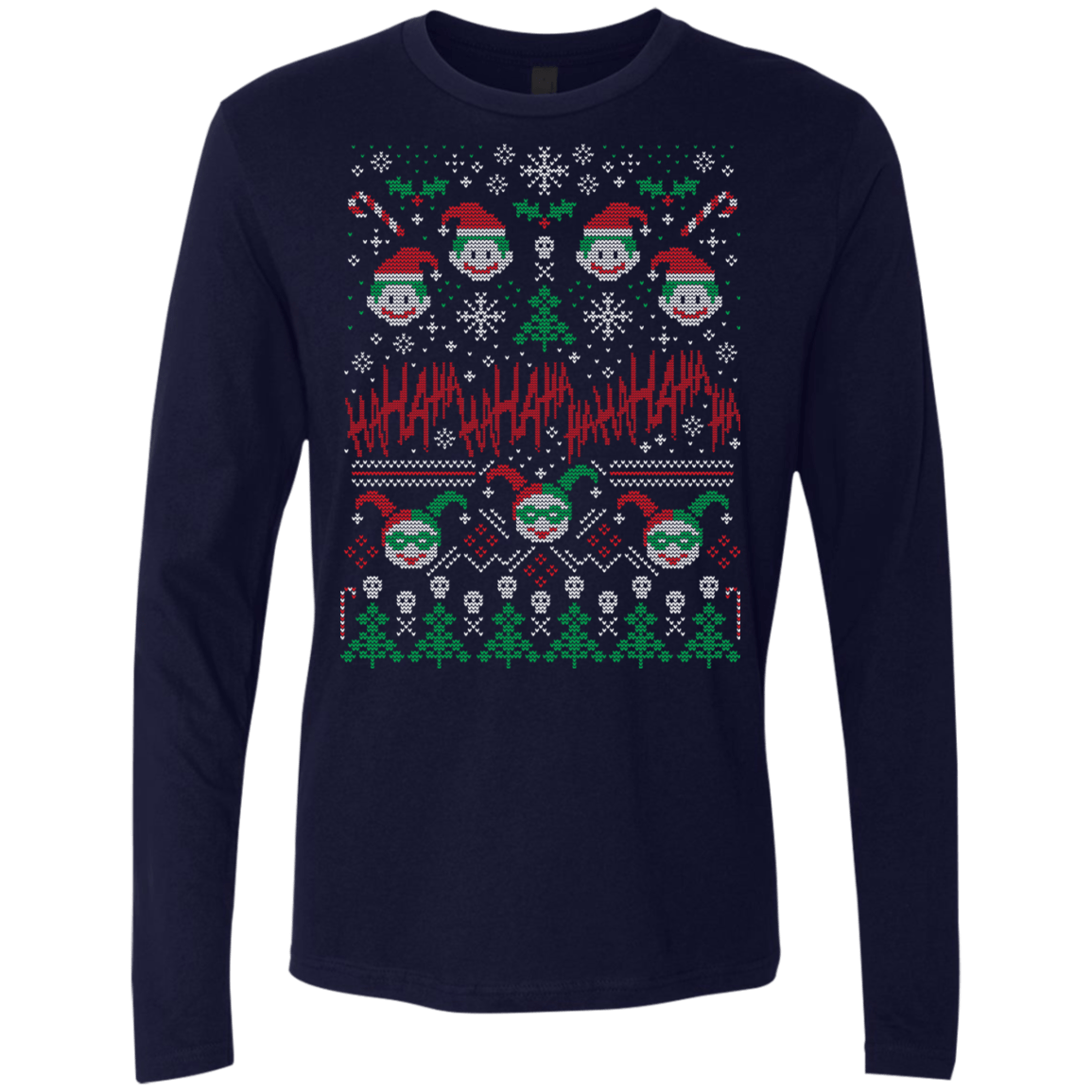 T-Shirts Midnight Navy / Small HaHa Holidays Men's Premium Long Sleeve