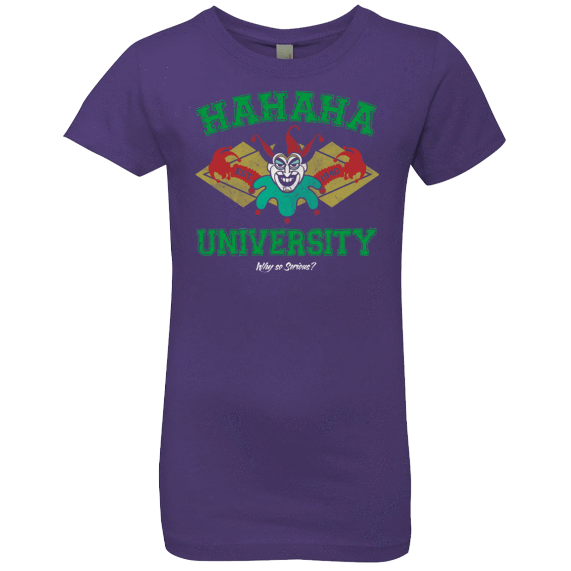 T-Shirts Purple Rush / YXS Hahaha University Girls Premium T-Shirt