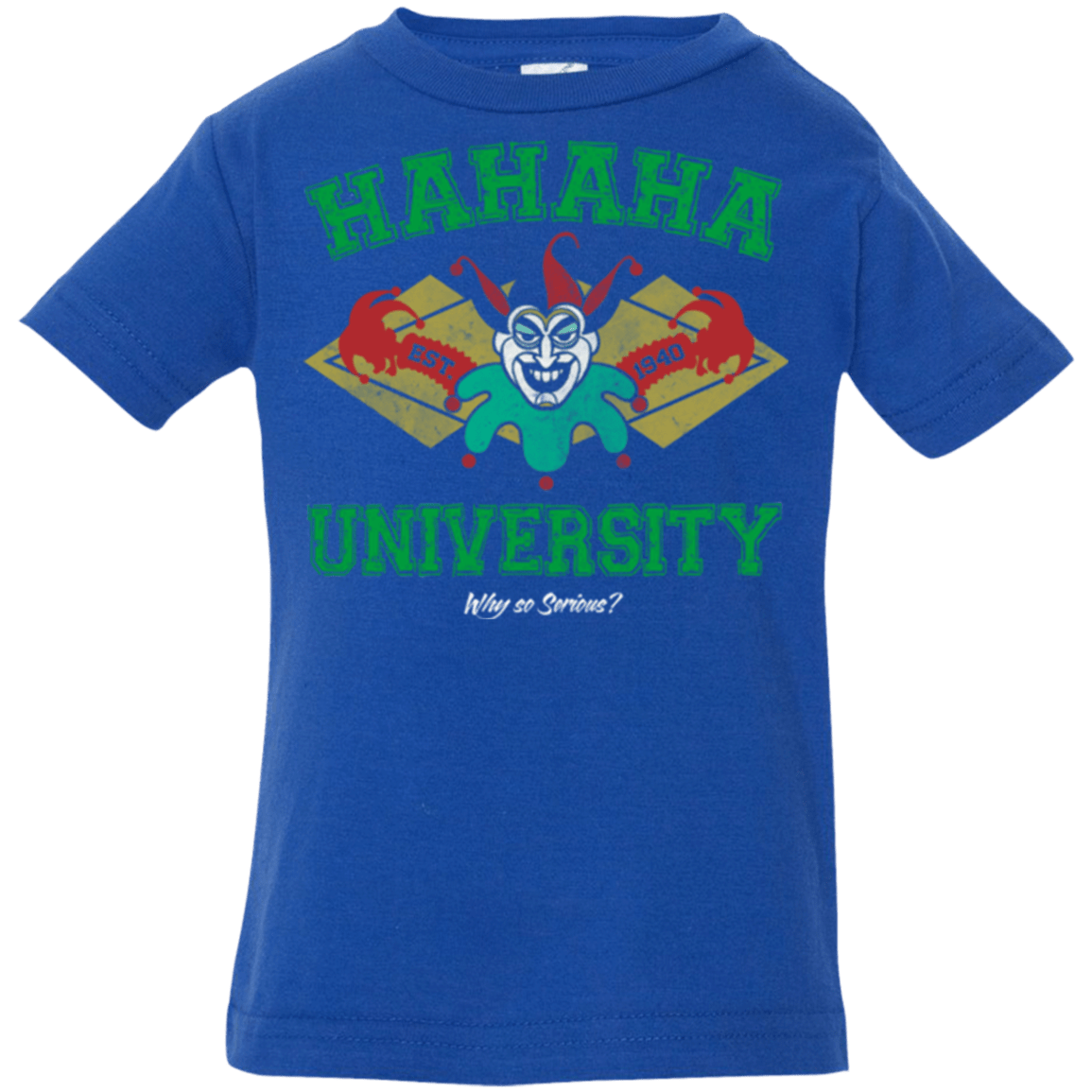 T-Shirts Royal / 6 Months Hahaha University Infant Premium T-Shirt