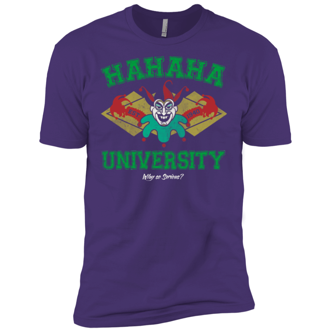 T-Shirts Purple / X-Small Hahaha University Men's Premium T-Shirt
