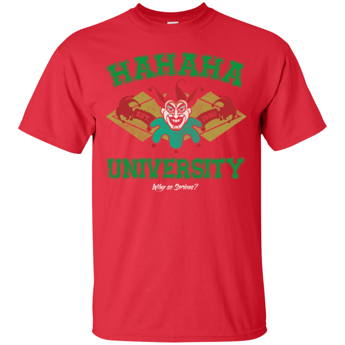 T-Shirts Red / Small Hahaha University T-Shirt