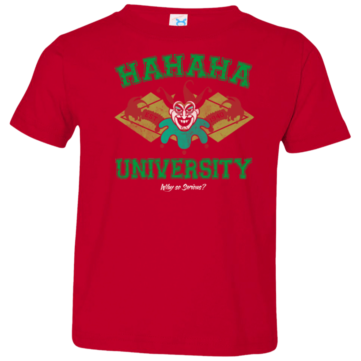 T-Shirts Red / 2T Hahaha University Toddler Premium T-Shirt