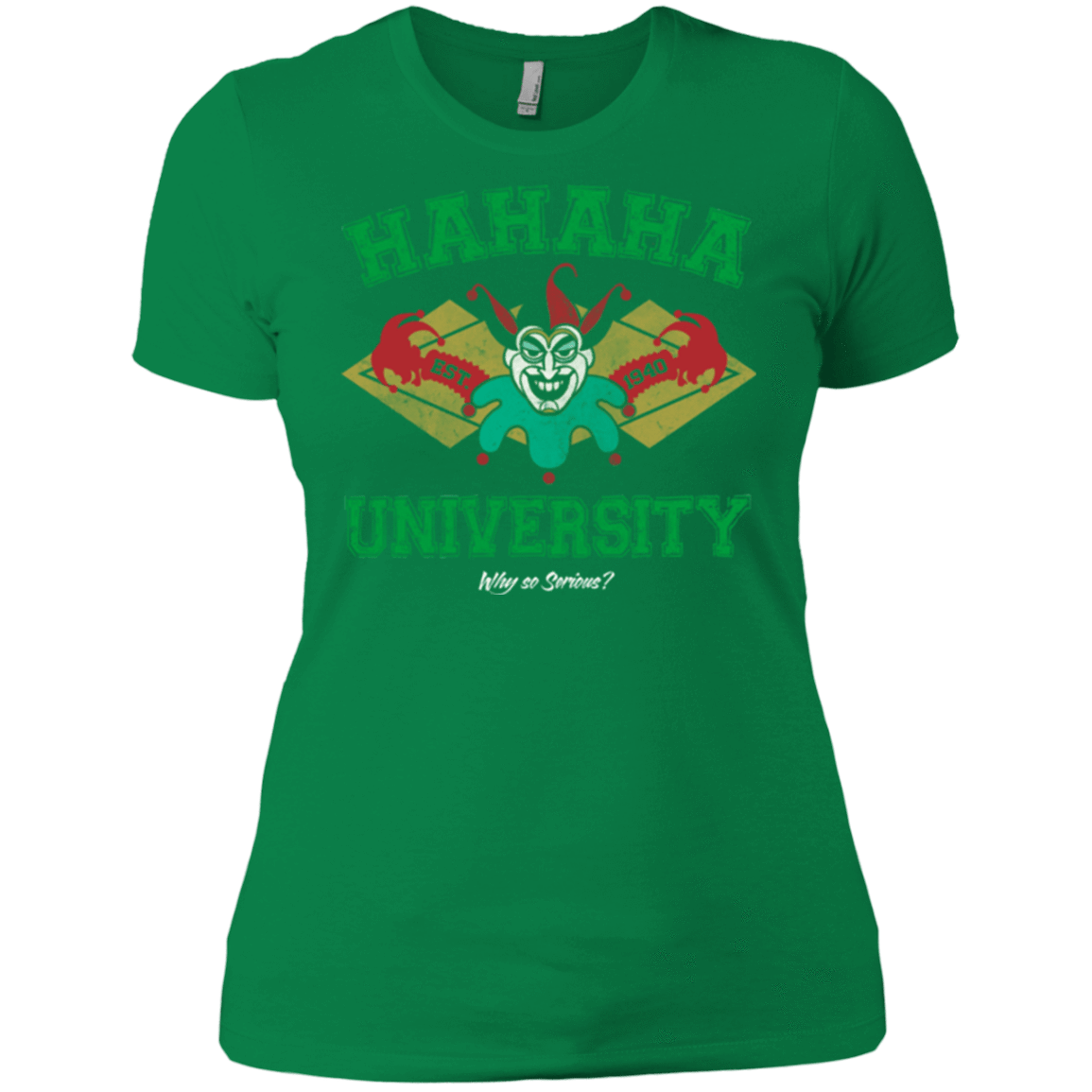 T-Shirts Kelly Green / X-Small Hahaha University Women's Premium T-Shirt