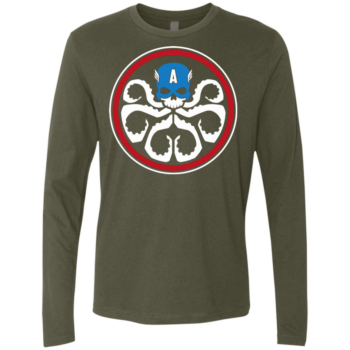 T-Shirts Military Green / Small Hail America Men's Premium Long Sleeve