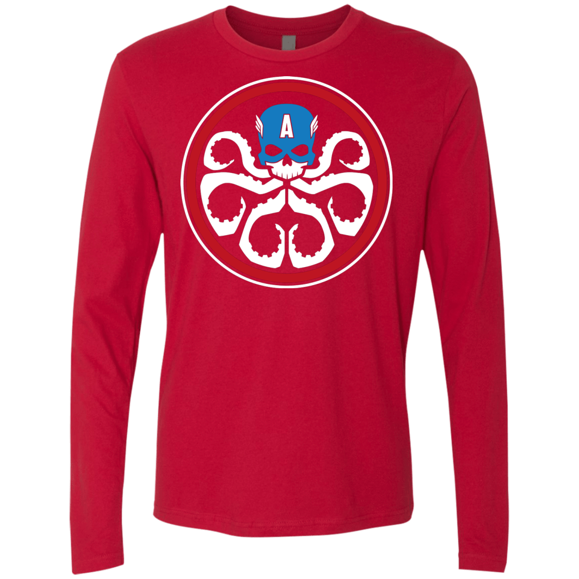 T-Shirts Red / Small Hail America Men's Premium Long Sleeve