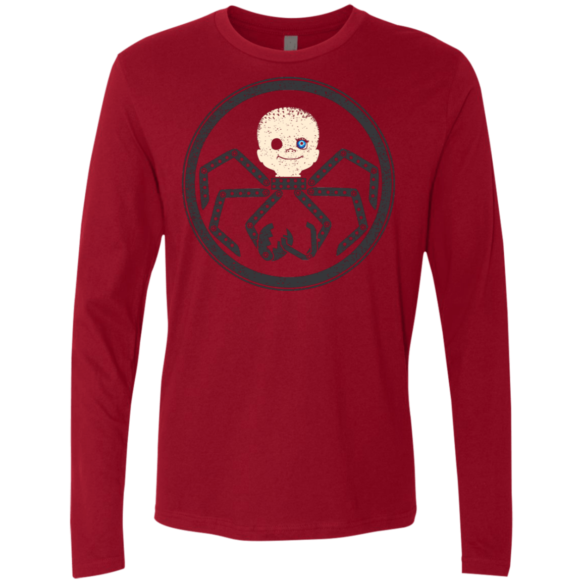 T-Shirts Cardinal / S Hail Babyface Men's Premium Long Sleeve