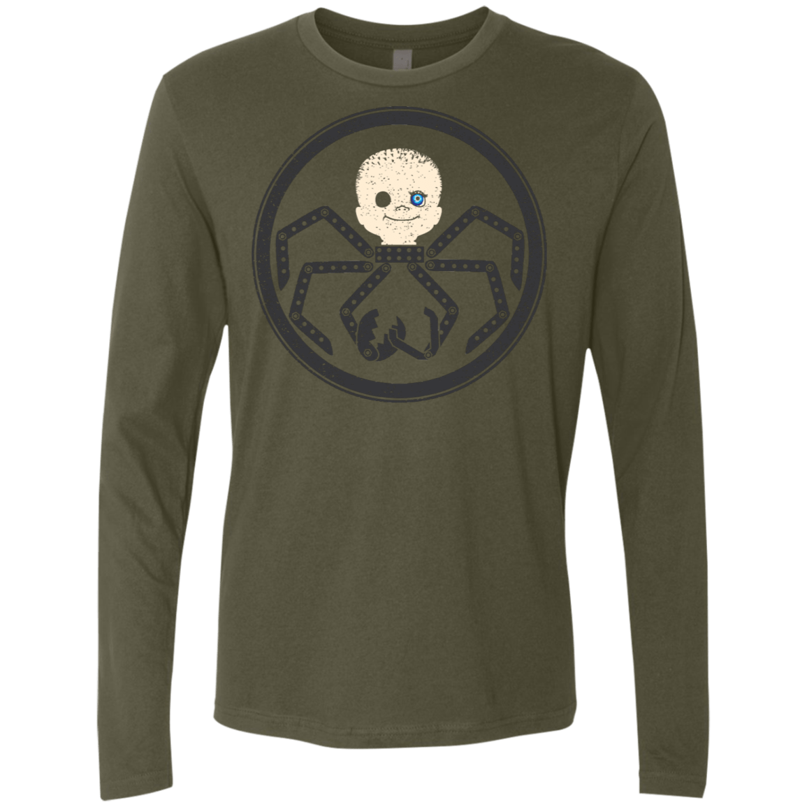 T-Shirts Military Green / S Hail Babyface Men's Premium Long Sleeve
