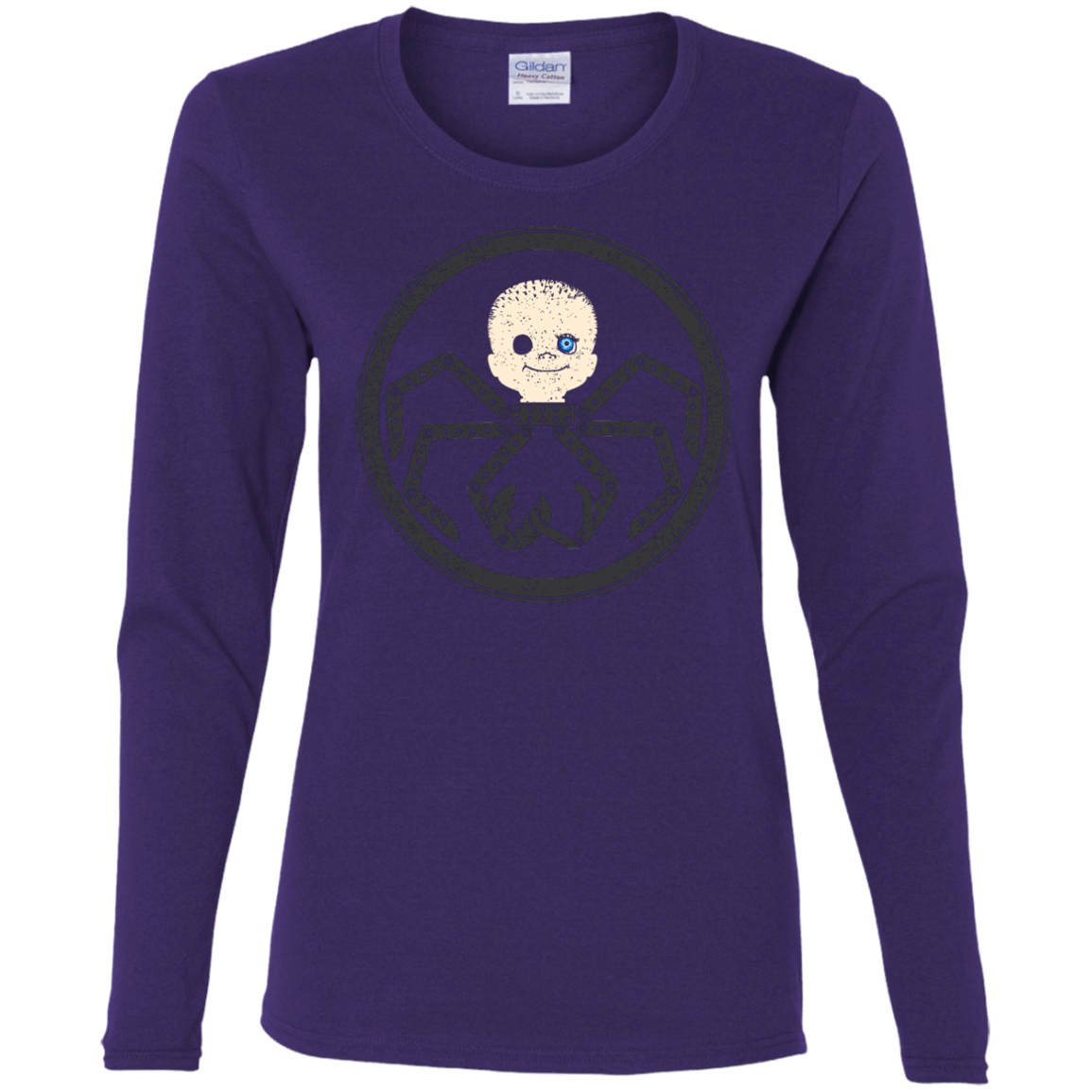 T-Shirts Purple / S Hail Babyface Women's Long Sleeve T-Shirt