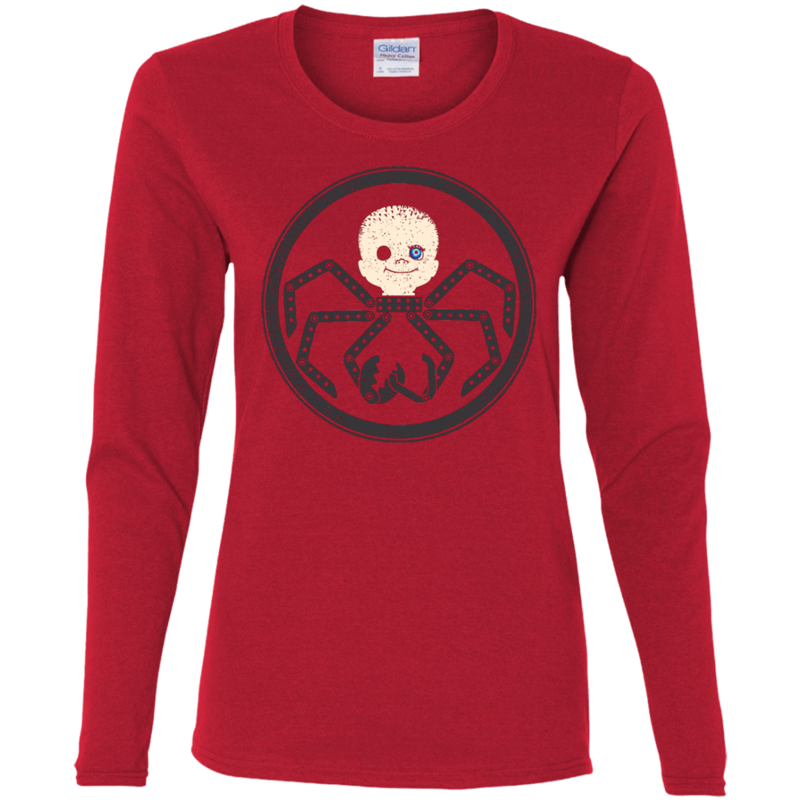 T-Shirts Red / S Hail Babyface Women's Long Sleeve T-Shirt