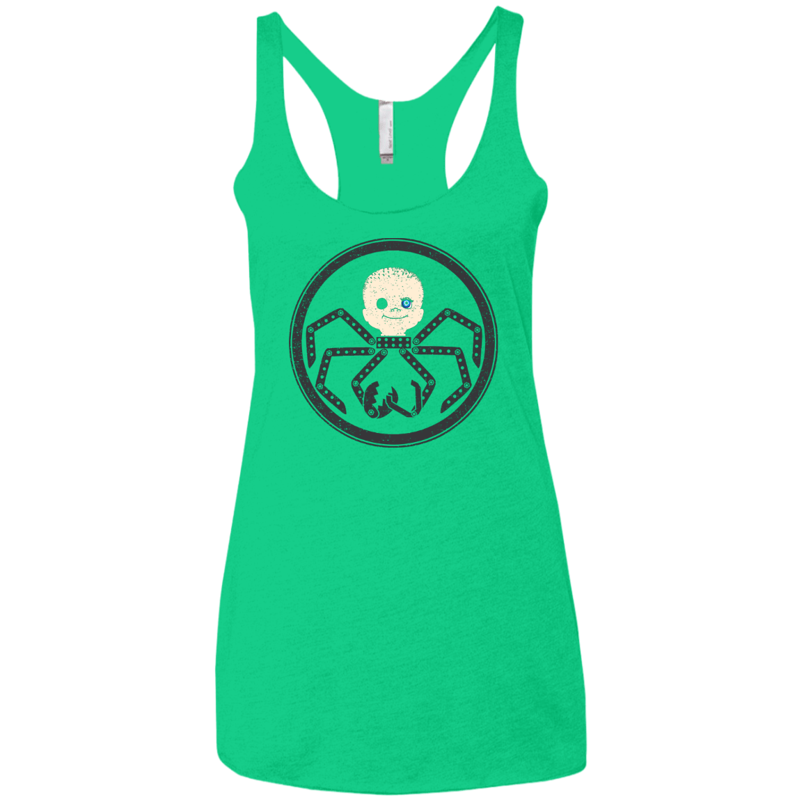 T-Shirts Envy / X-Small Hail Babyface Women's Triblend Racerback Tank
