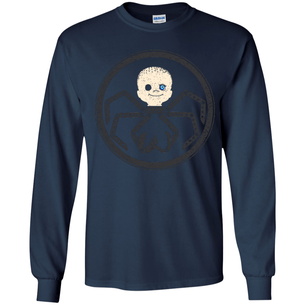 T-Shirts Navy / YS Hail Babyface Youth Long Sleeve T-Shirt