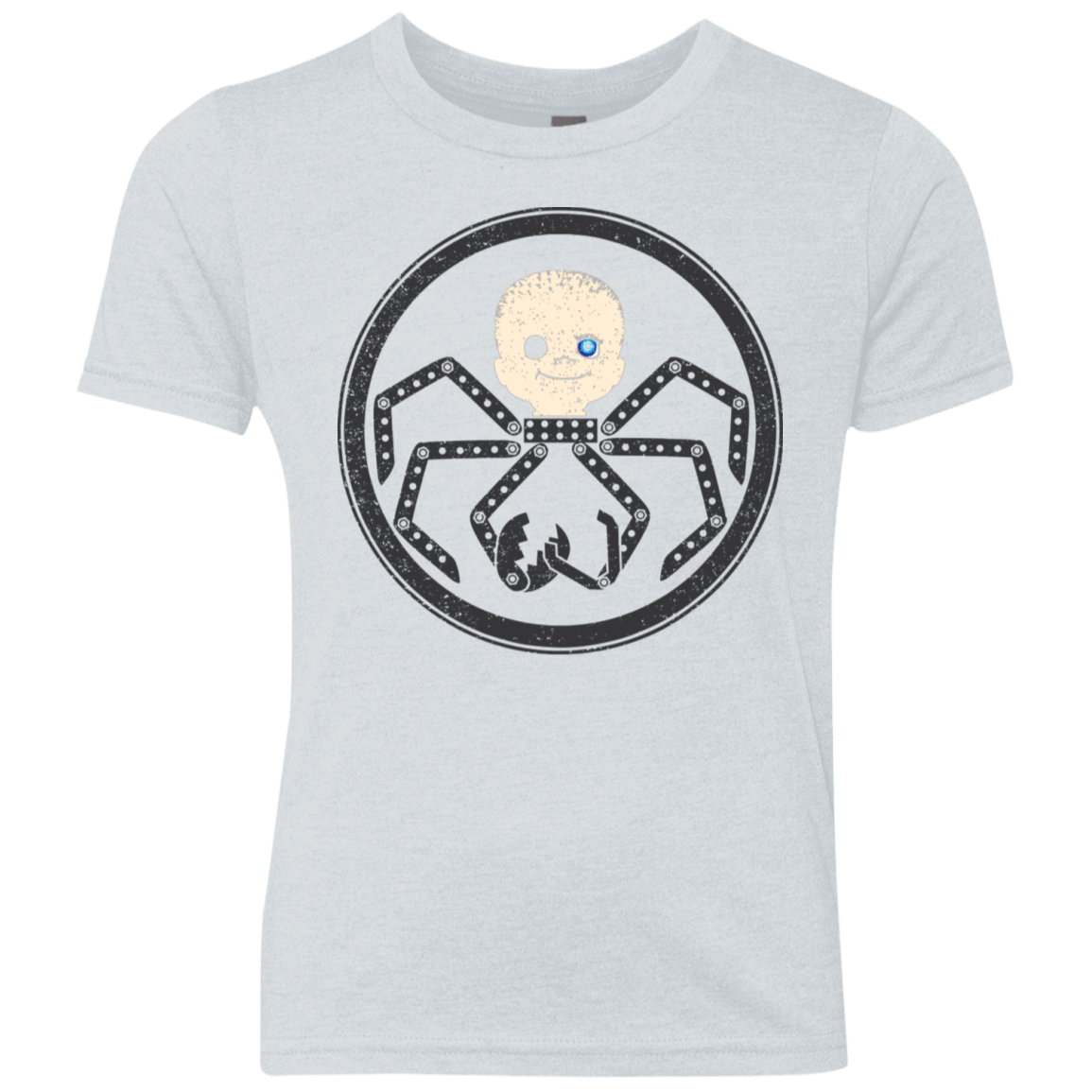 T-Shirts Heather White / YXS Hail Babyface Youth Triblend T-Shirt
