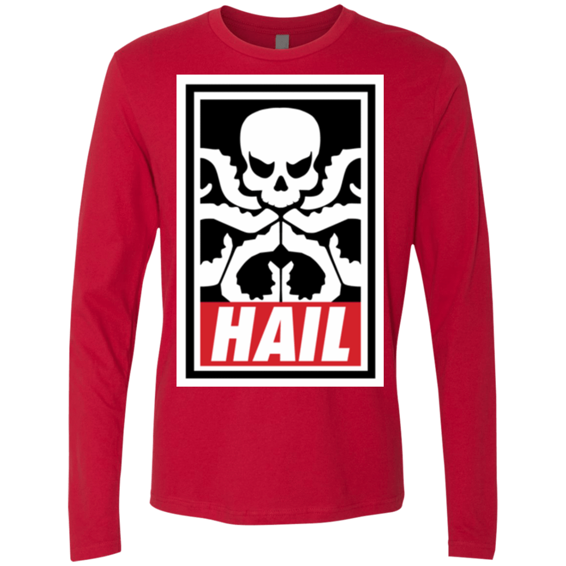 T-Shirts Red / Small Hail Hydra Men's Premium Long Sleeve