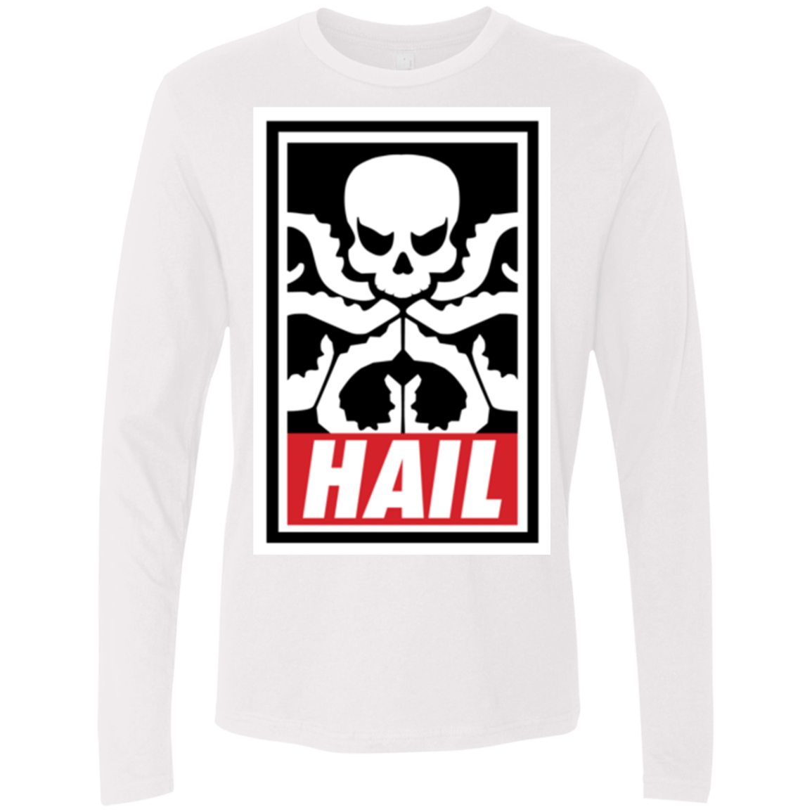T-Shirts White / Small Hail Hydra Men's Premium Long Sleeve