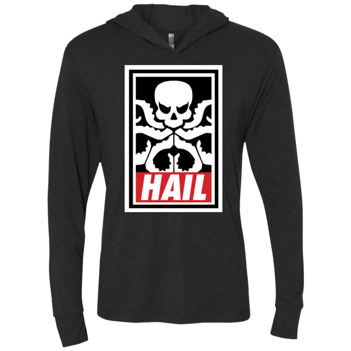T-Shirts Vintage Black / X-Small Hail Hydra Triblend Long Sleeve Hoodie Tee