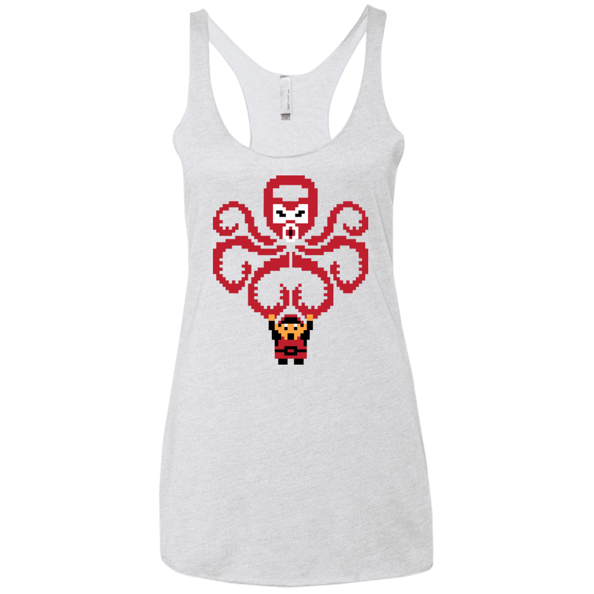 T-Shirts Heather White / X-Small Hail Octorok Women's Triblend Racerback Tank