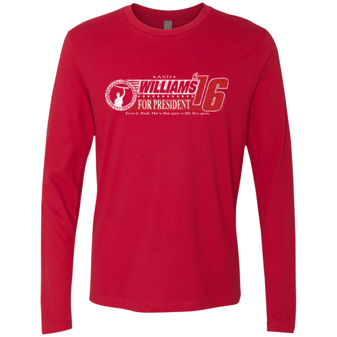 T-Shirts Red / Small Hail To The Chief Men's Premium Long Sleeve